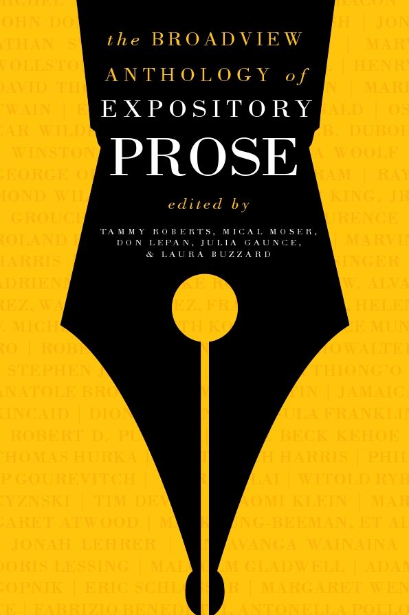 The Broadview Anthology of Expository Prose, second edition
