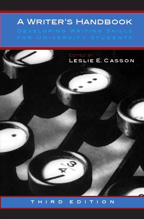 A Writer's Handbook, third edition: Developing Writing Skills for University Students