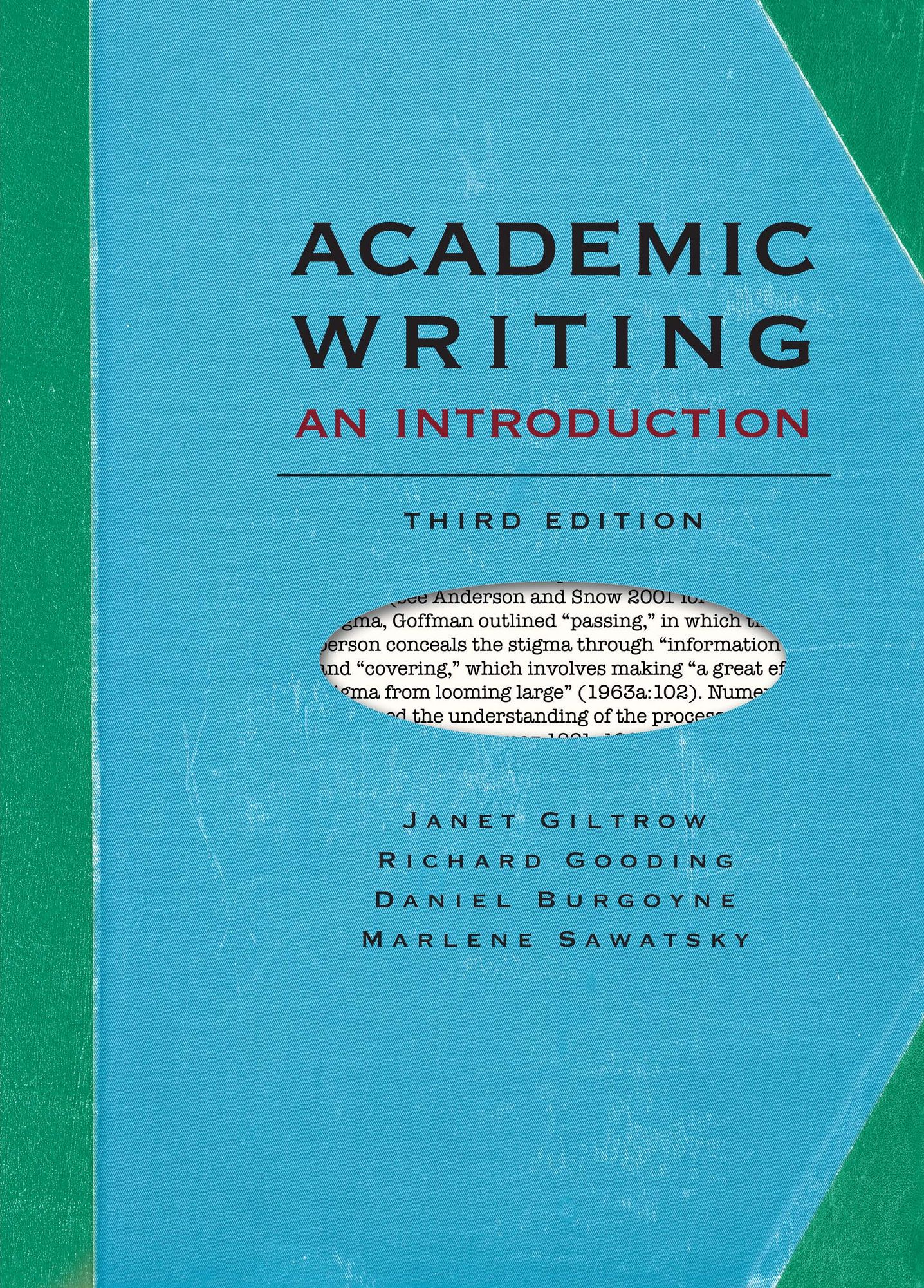 Academic Writing: An Introduction, third edition