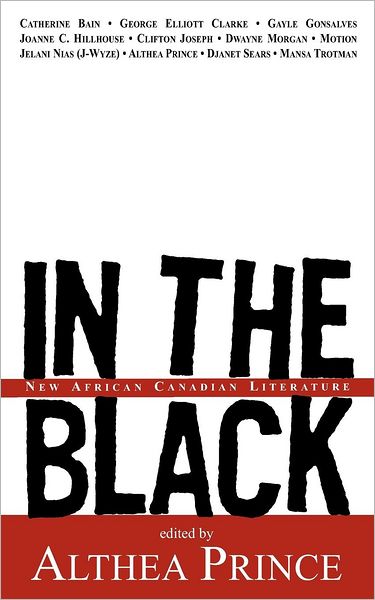 In the Black: New African Canadian Literature
