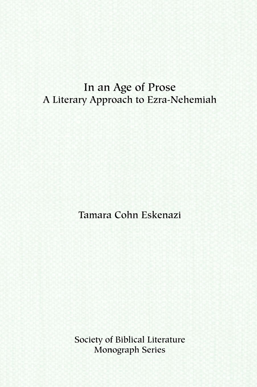 In An Age Of Prose