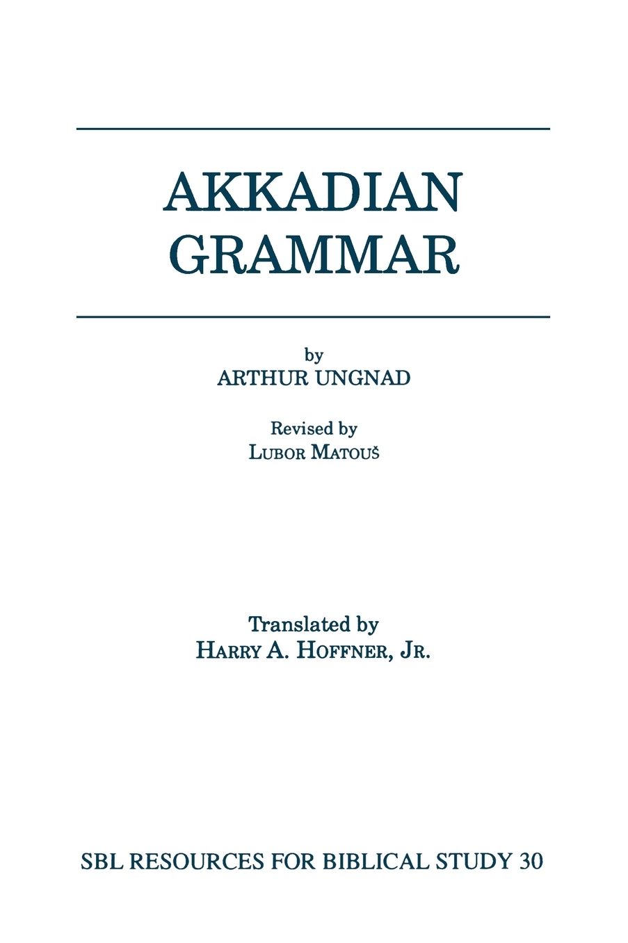 Akkadian Grammar