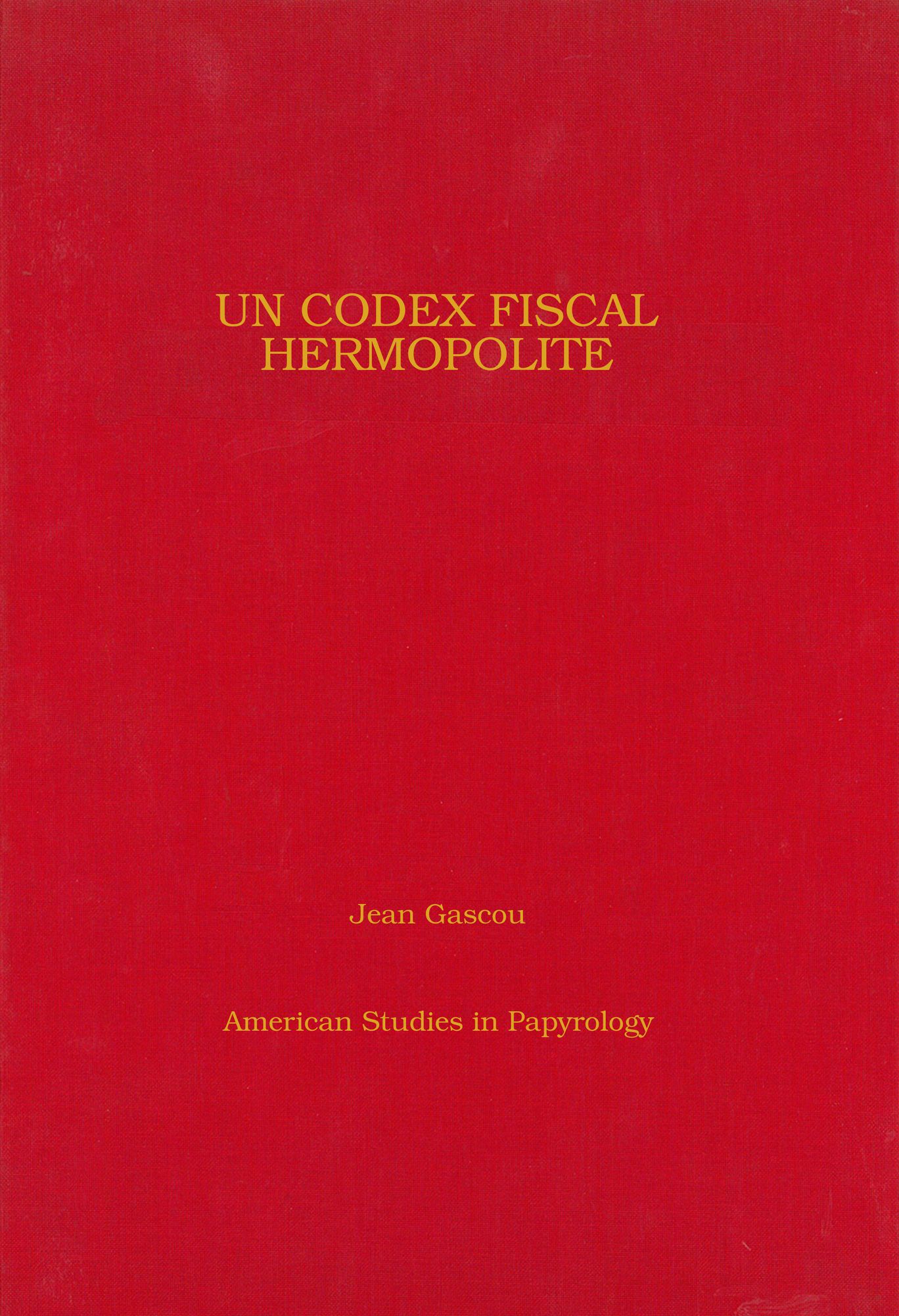Un Codex Fiscal Hermopolite (P Sorb II 69)