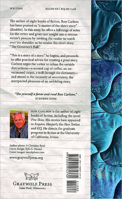 Ron Carlson Writes a Story