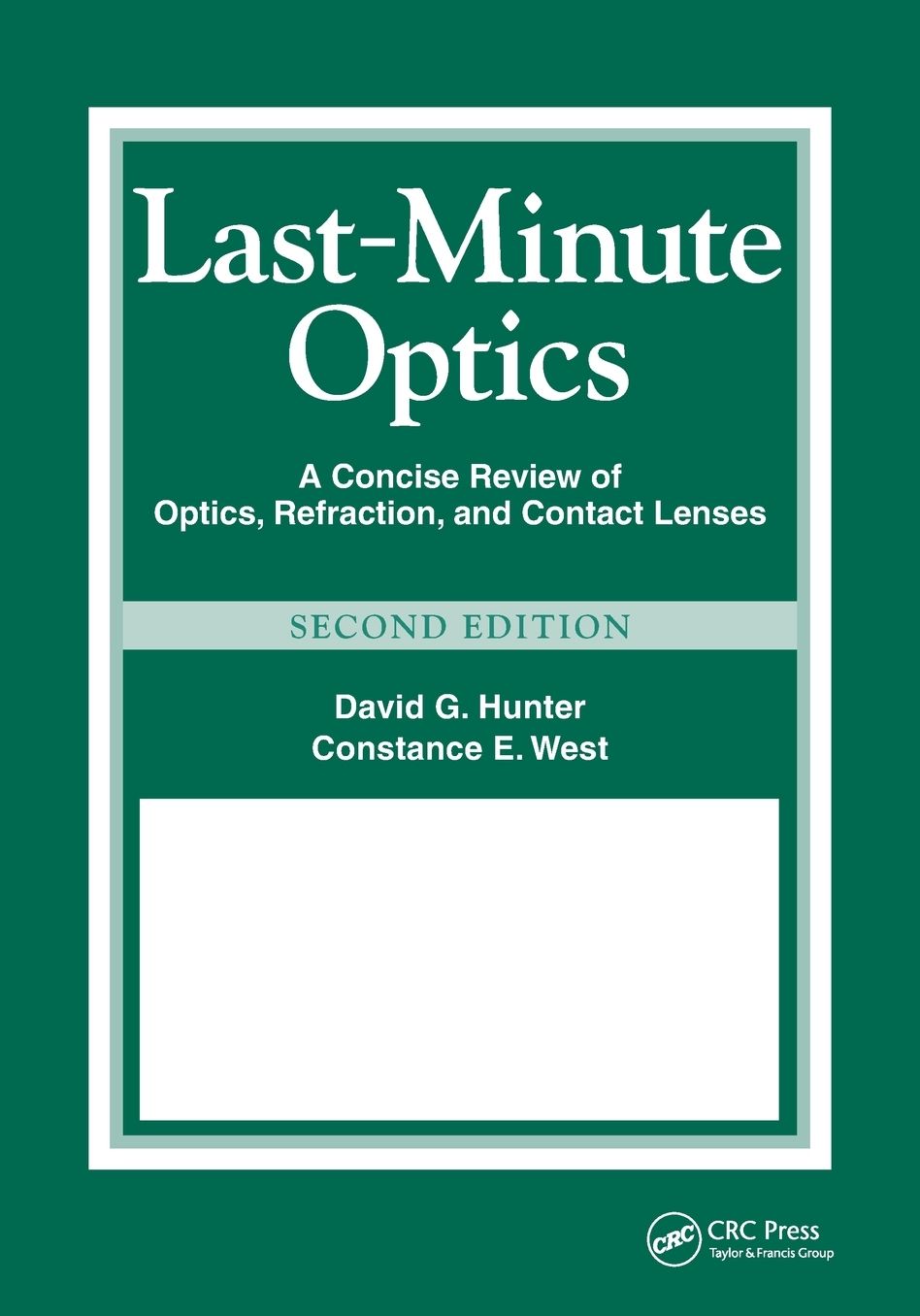 Last Minute Optics: A Concise Review of Optics, Refraction, and Contact Lenses