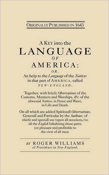 A Key into the Language of America