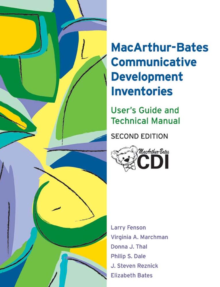 The MacArthur-Bates Communicative Development Inventories: Inventories User's Guide and Technical Manual
