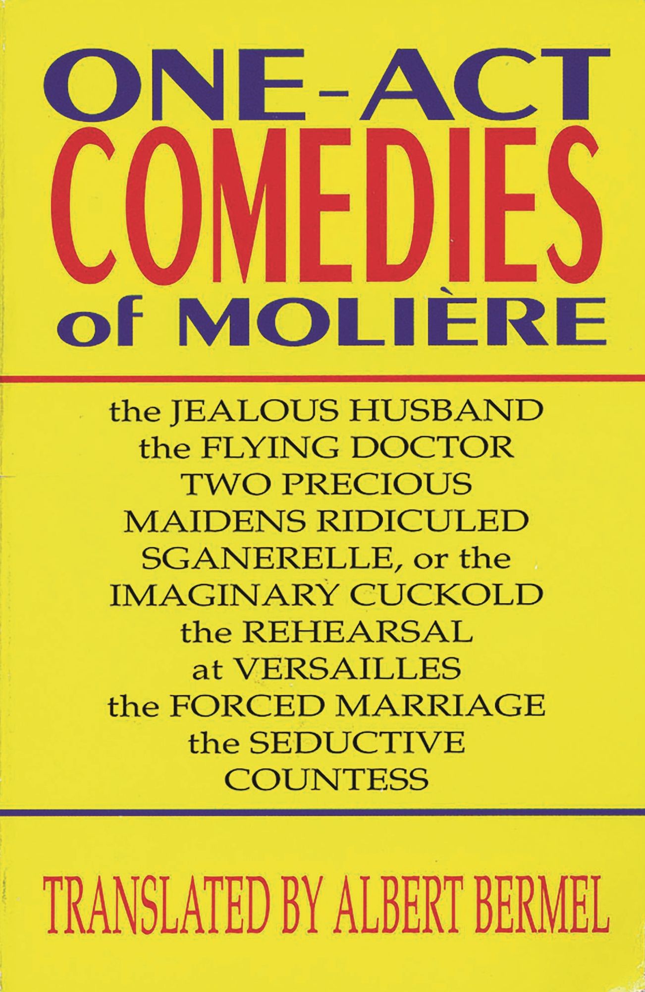 One-Act Comedies of Moliere: Seven Plays