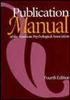 Publication Manual of the American Psychological Association