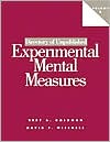 Directory of Unpublished Experimental Mental Measures