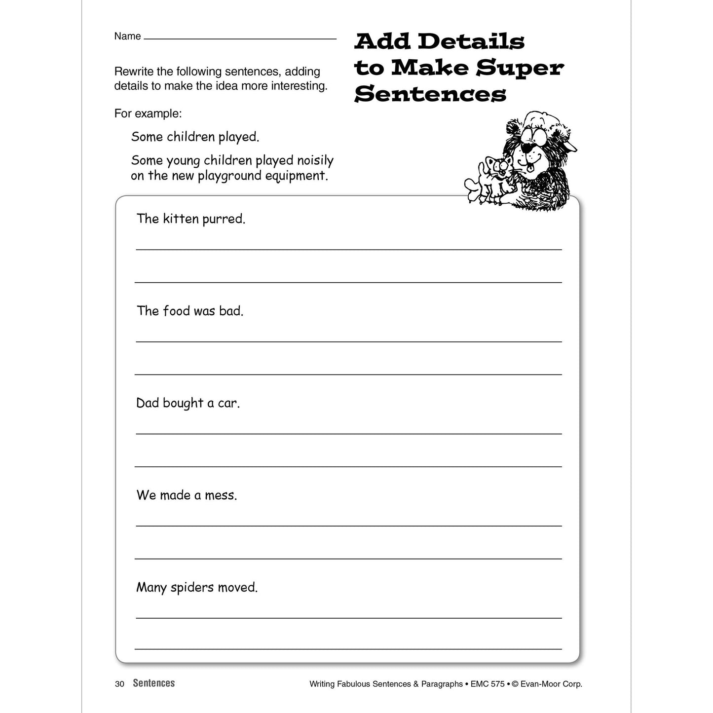 Writing Fabulous Sentences And Paragraphs