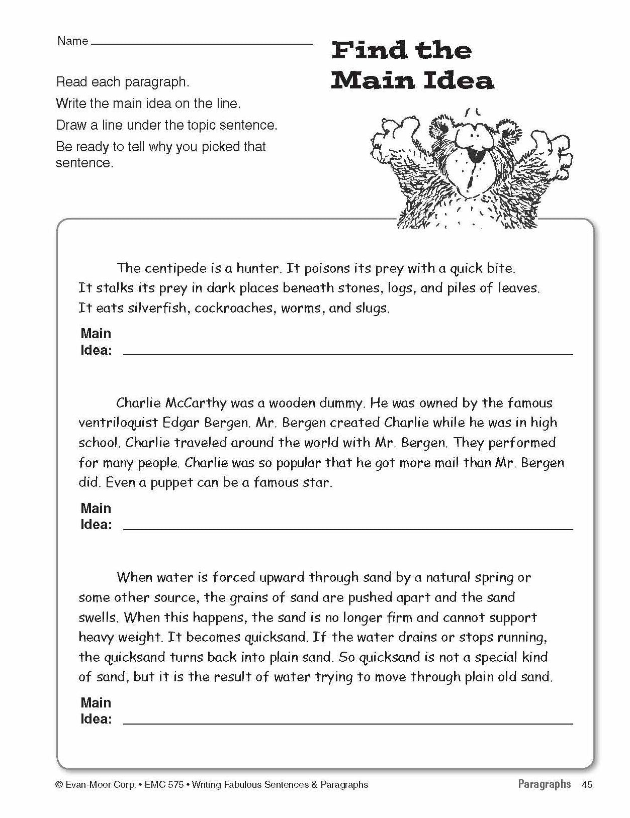 Writing Fabulous Sentences And Paragraphs