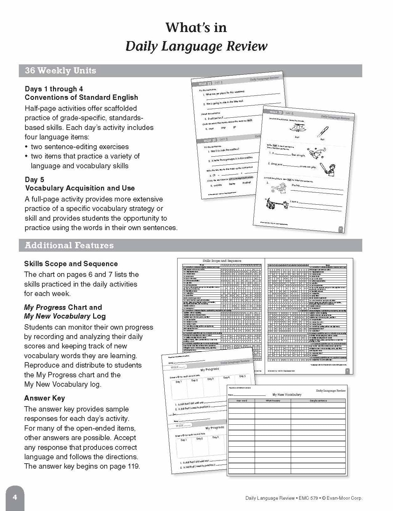 Daily Language Review Grade 1