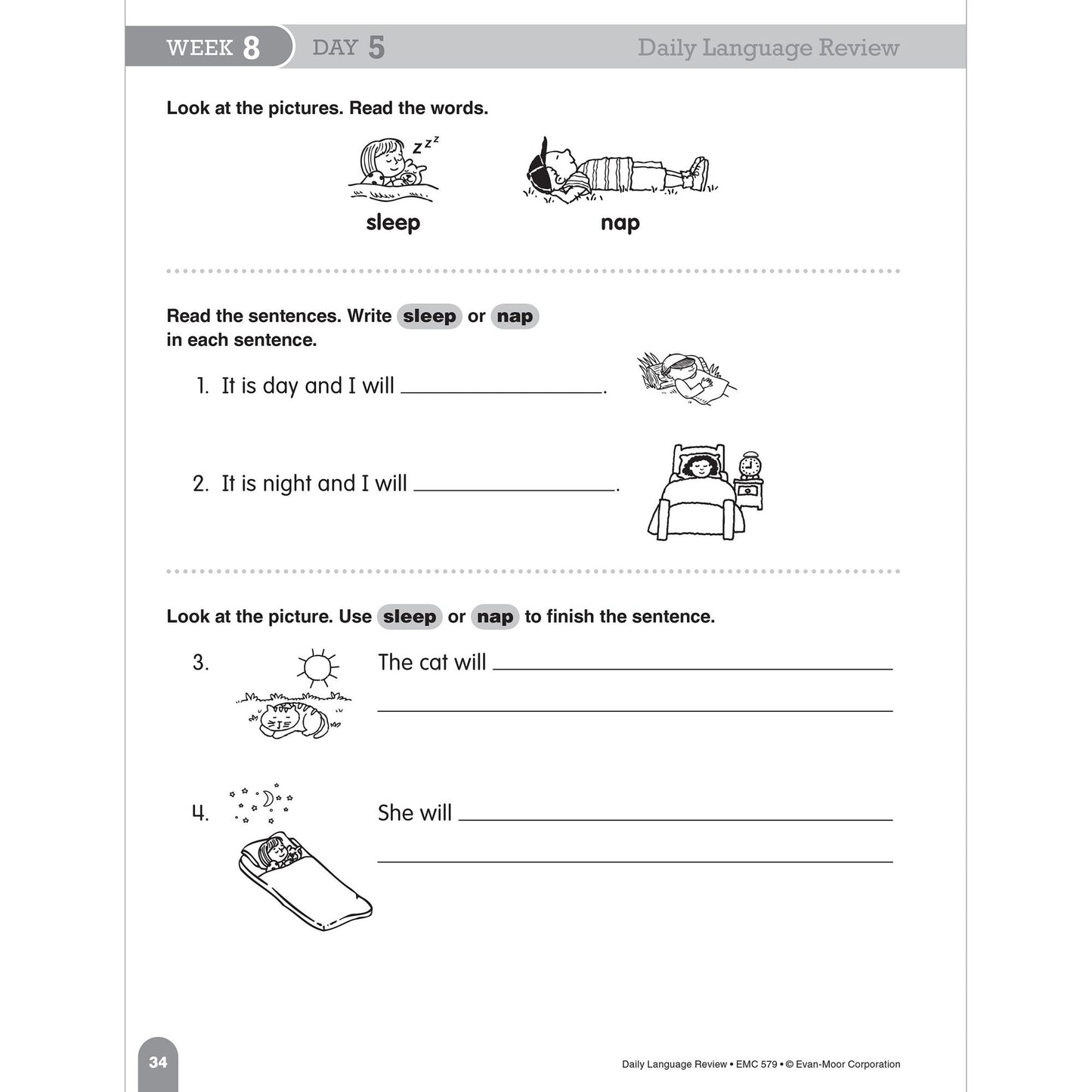 Daily Language Review Grade 1