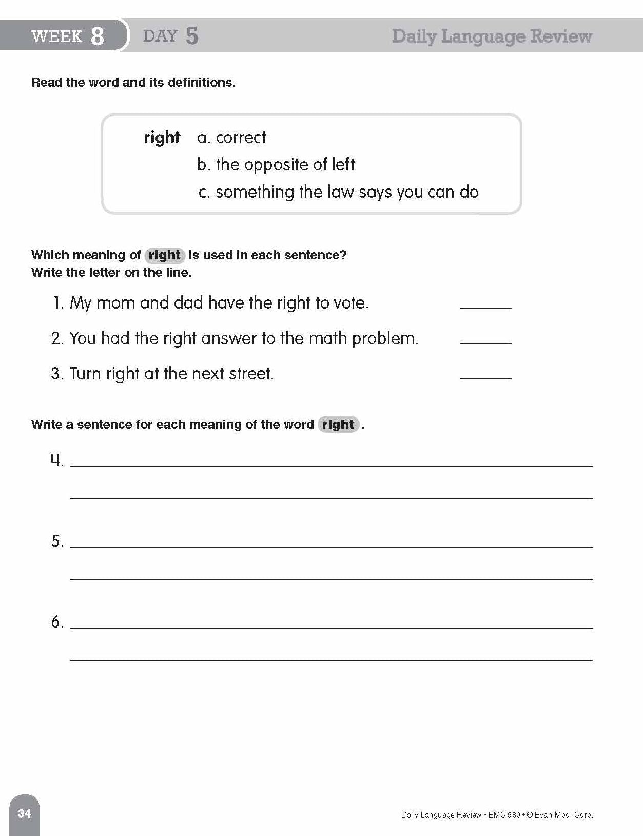 Daily Language Review Grade 2