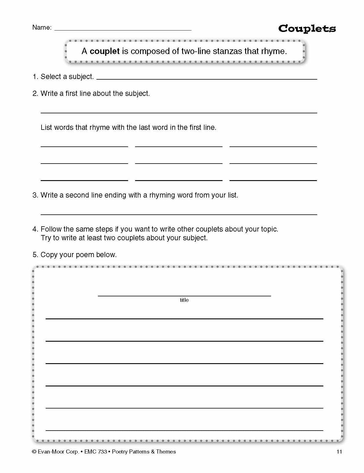 Poetry Patterns