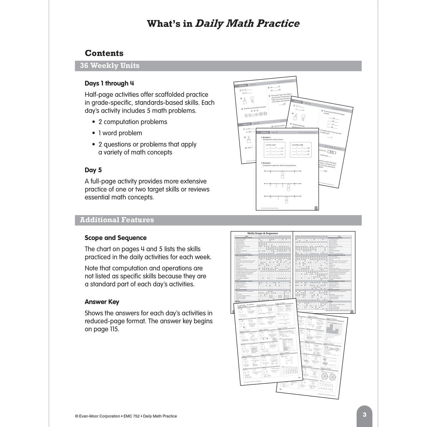 Daily Math Practice, Grade 3