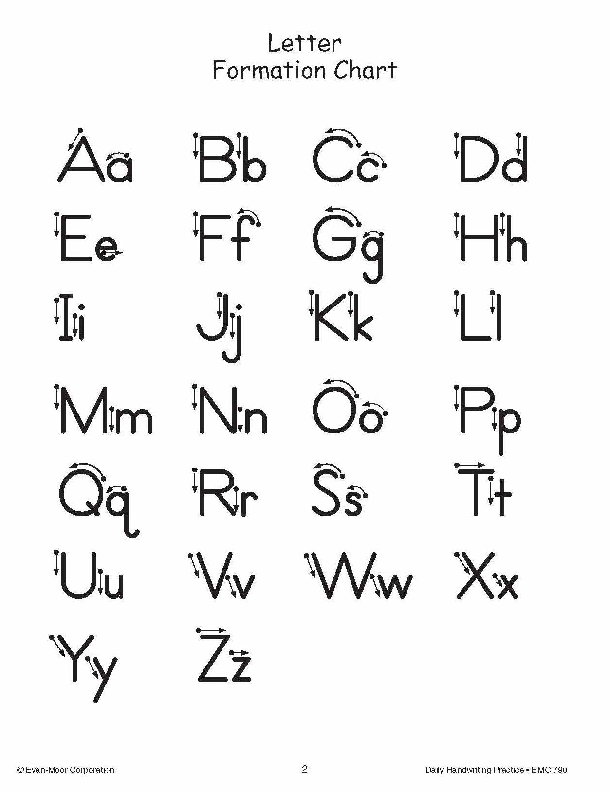 Handwriting Practice, Traditional Manuscript