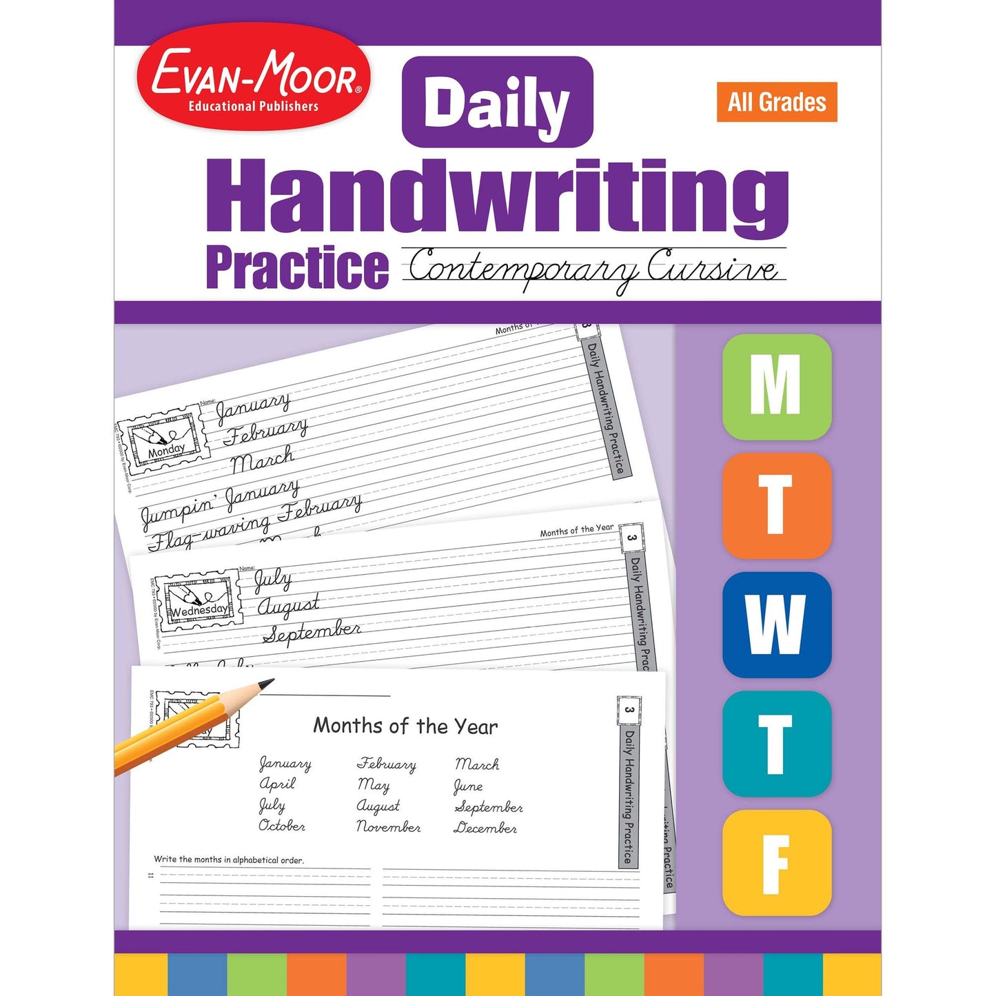 Daily Handwriting Practice, Contemporary Cursive