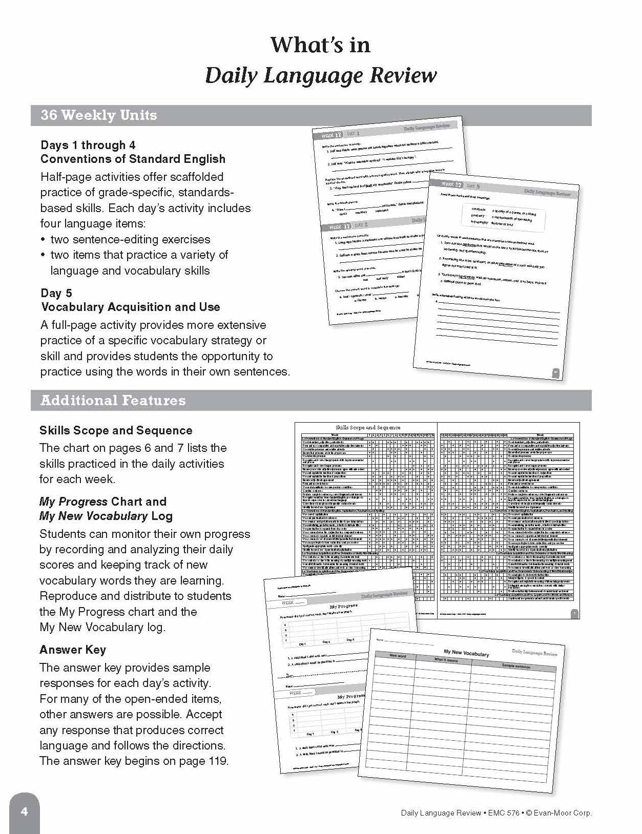 Daily Language Review Grade 6+