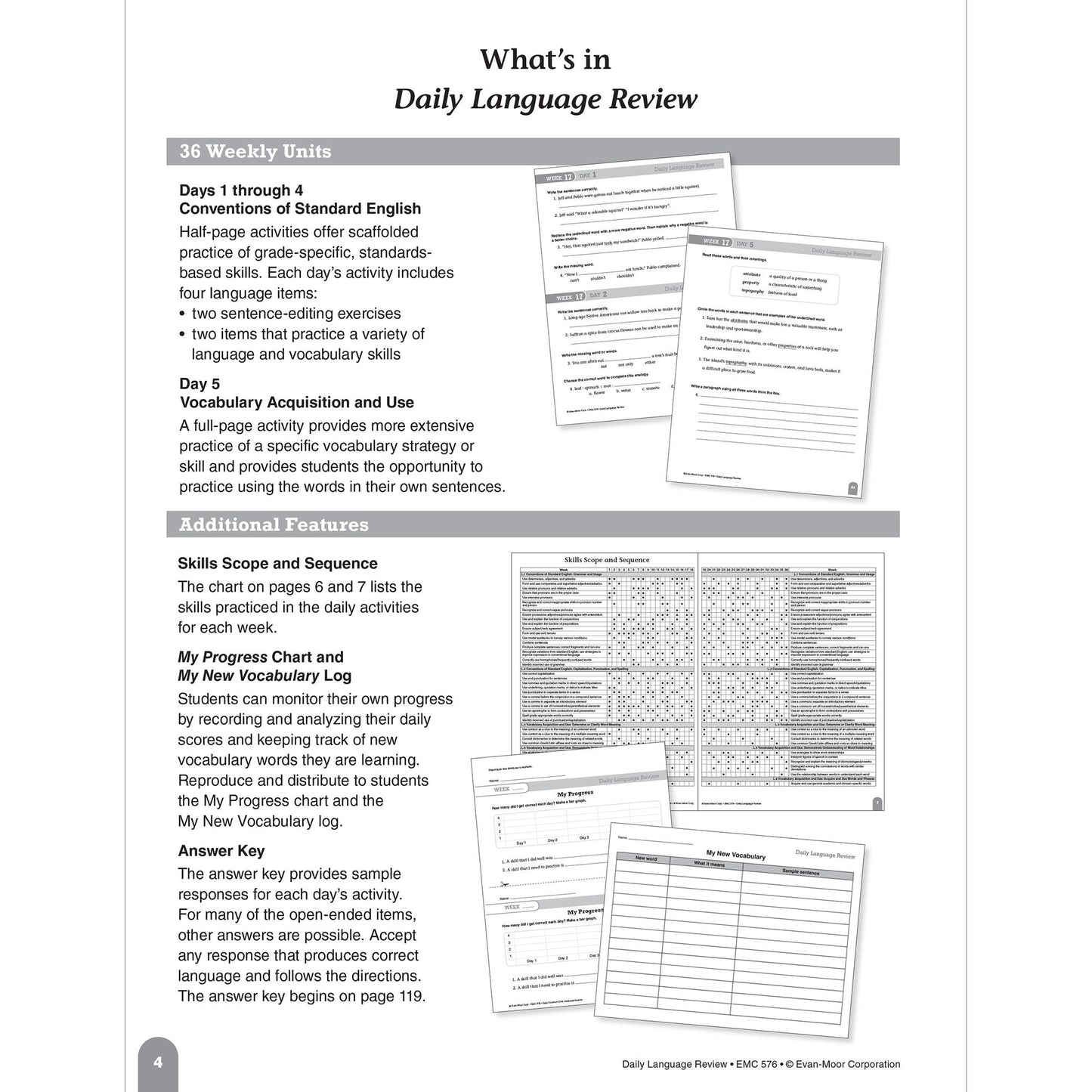 Daily Language Review Grade 6+