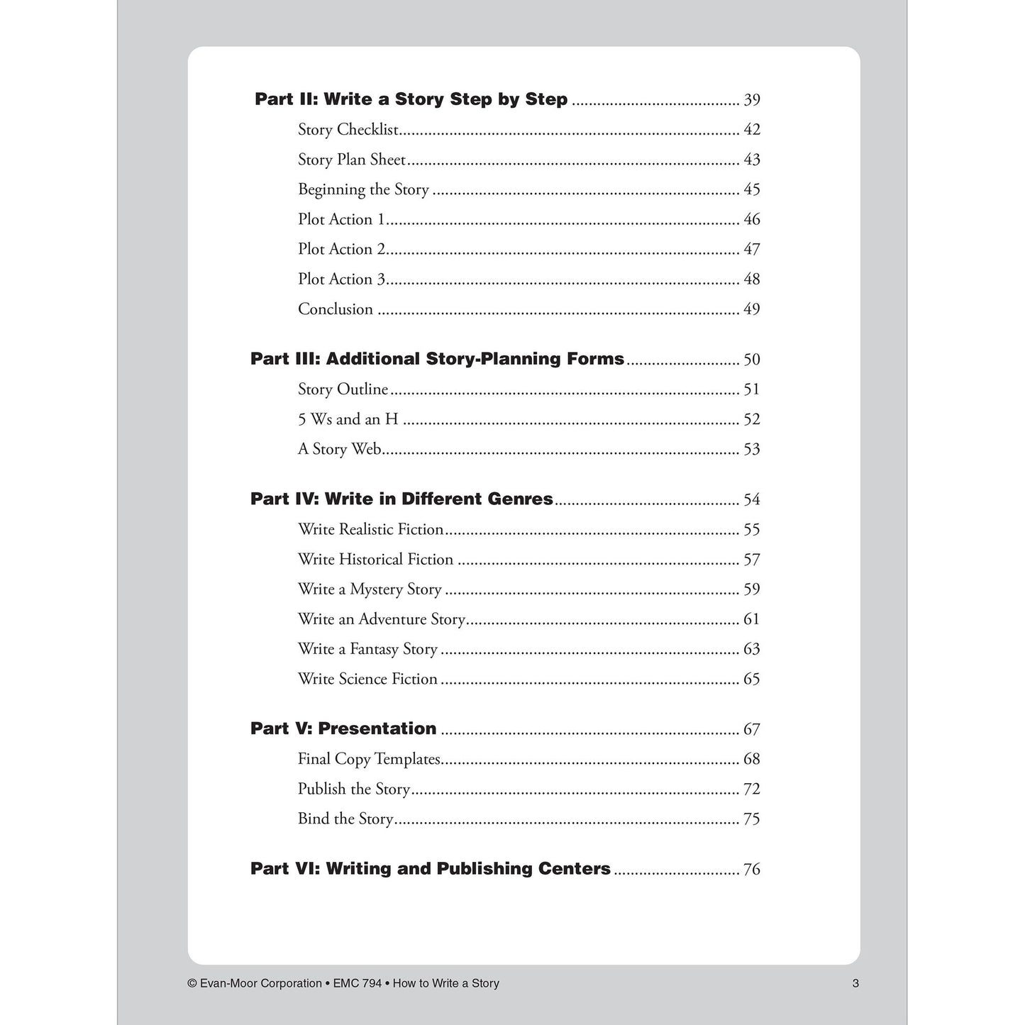 How To Write A Story, Grades 4-6