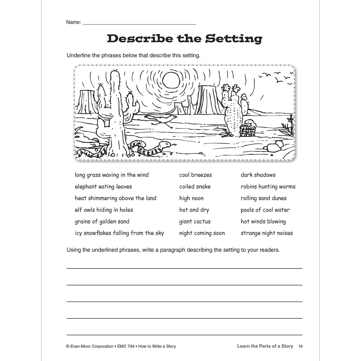 How To Write A Story, Grades 4-6