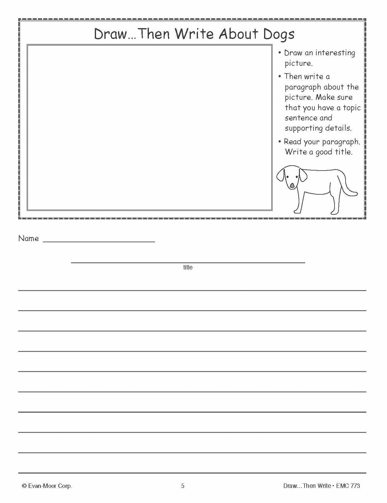 Draw...then Write, Grades 4-6
