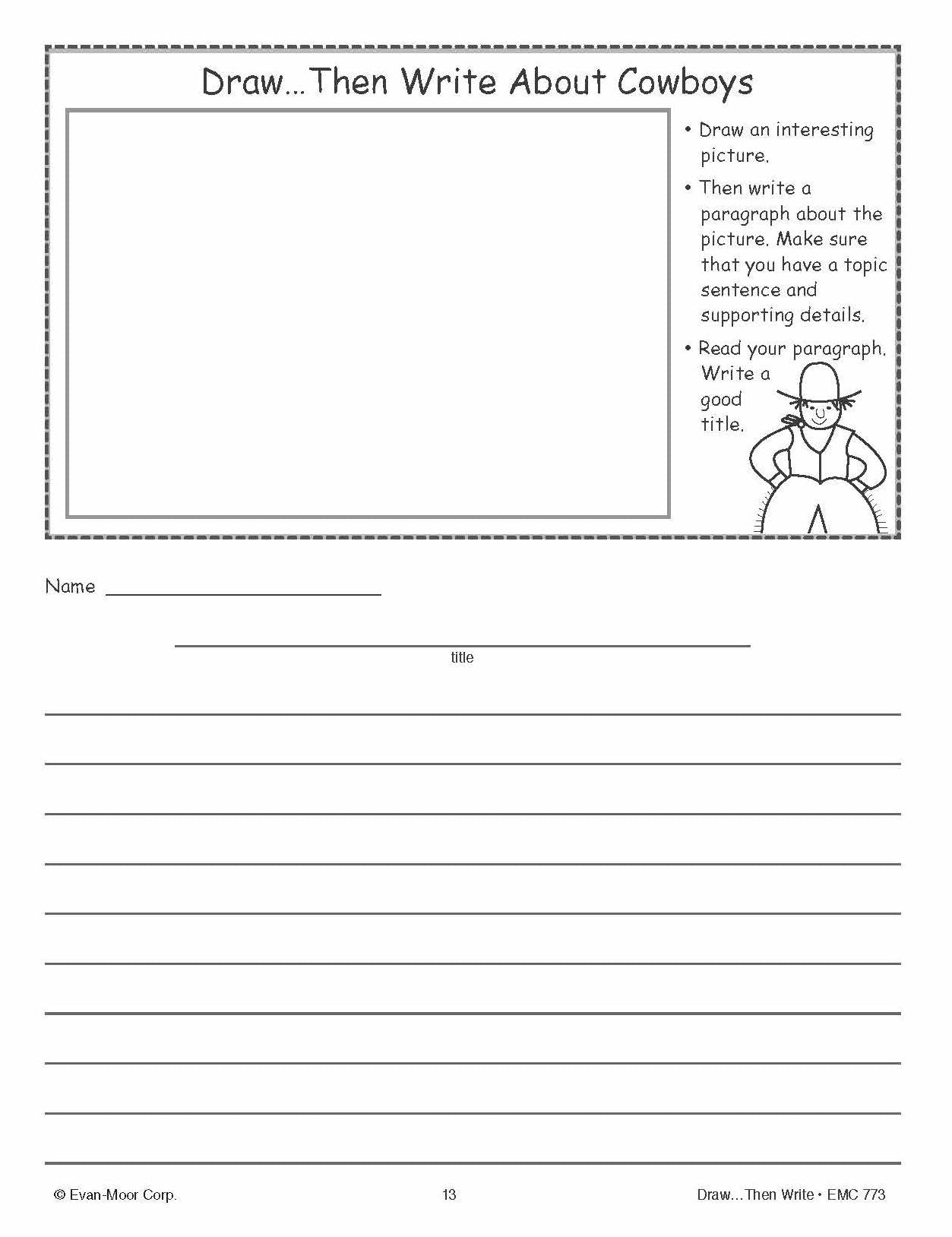 Draw...then Write, Grades 4-6