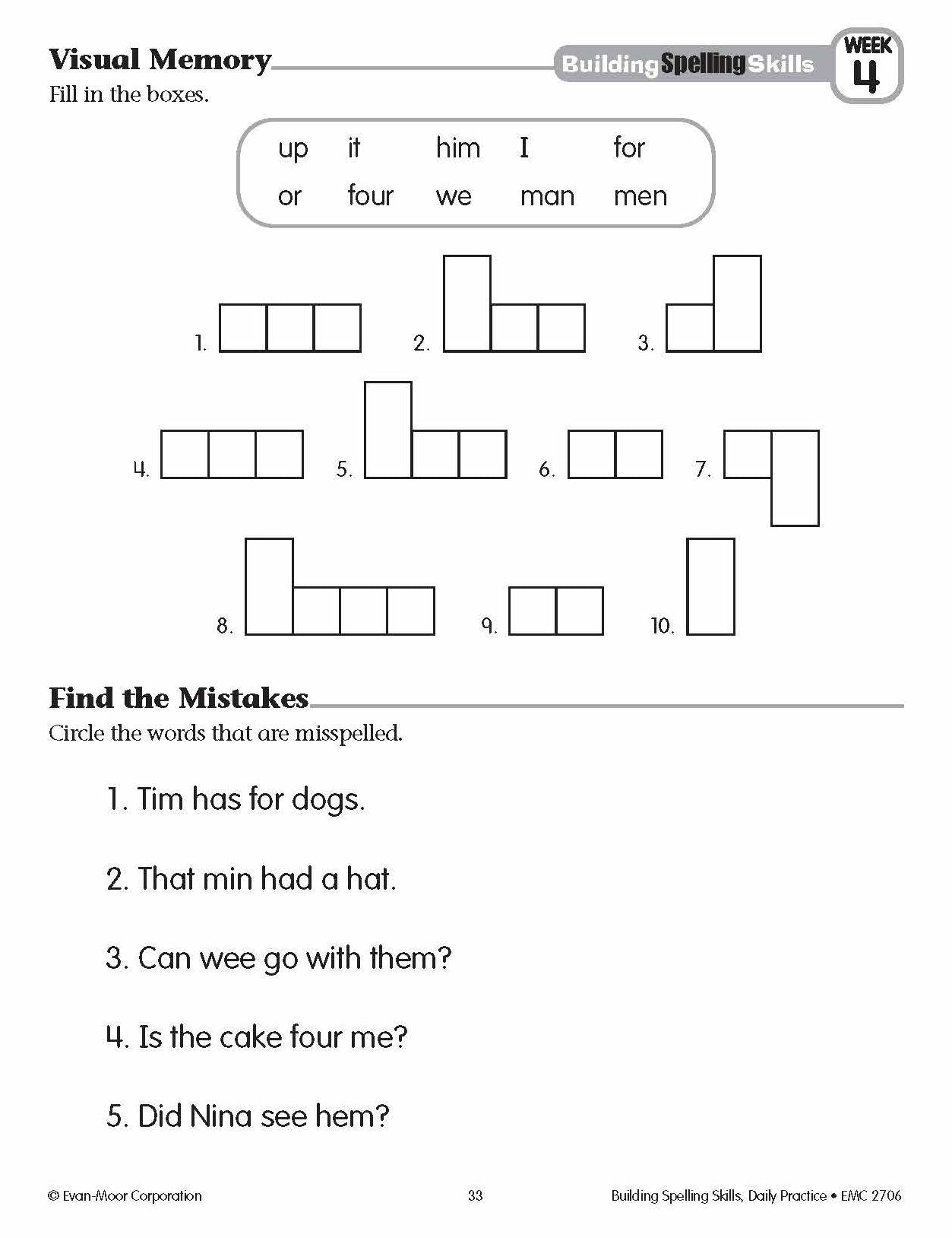 Building Spelling Skills, Grade 2