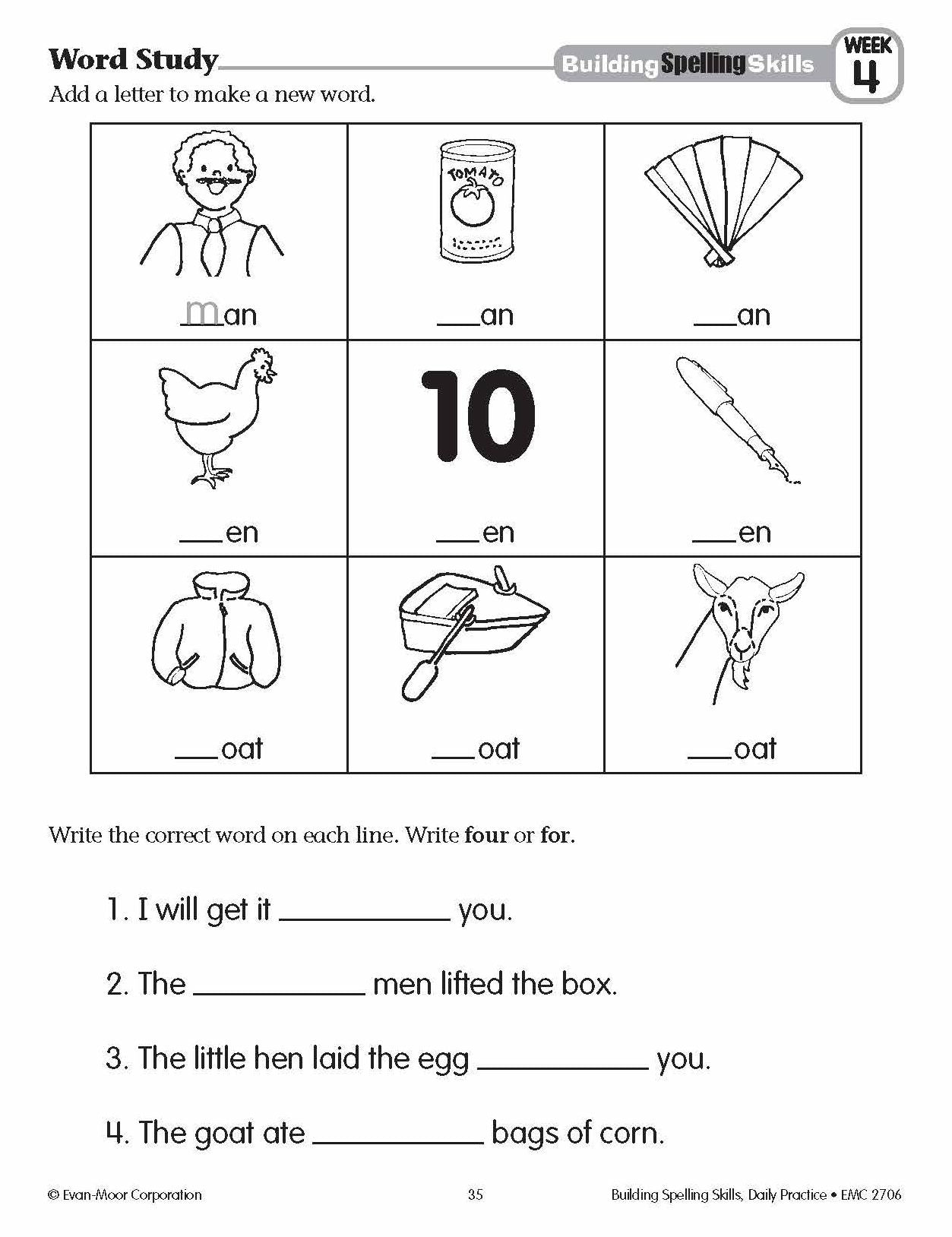 Building Spelling Skills, Grade 2