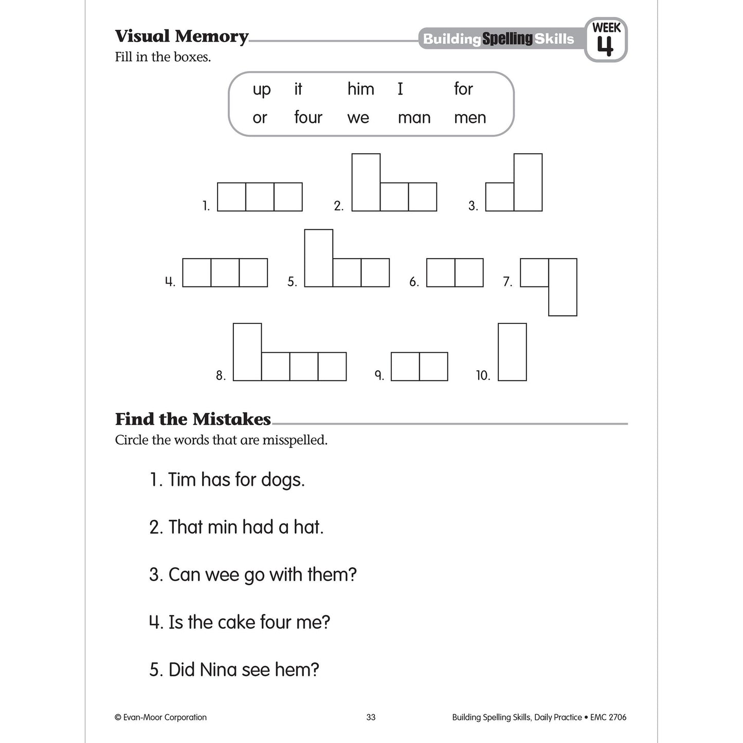 Building Spelling Skills, Grade 2