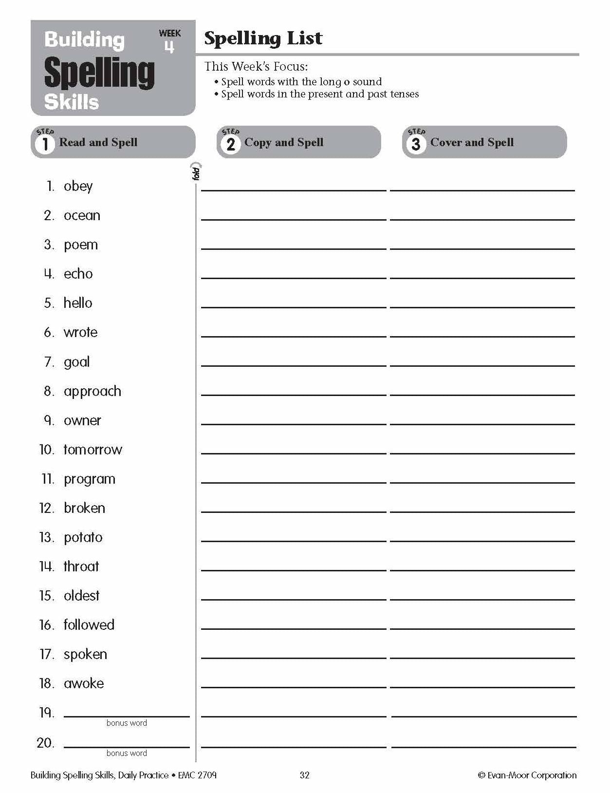 Building Spelling Skills, Grade 5