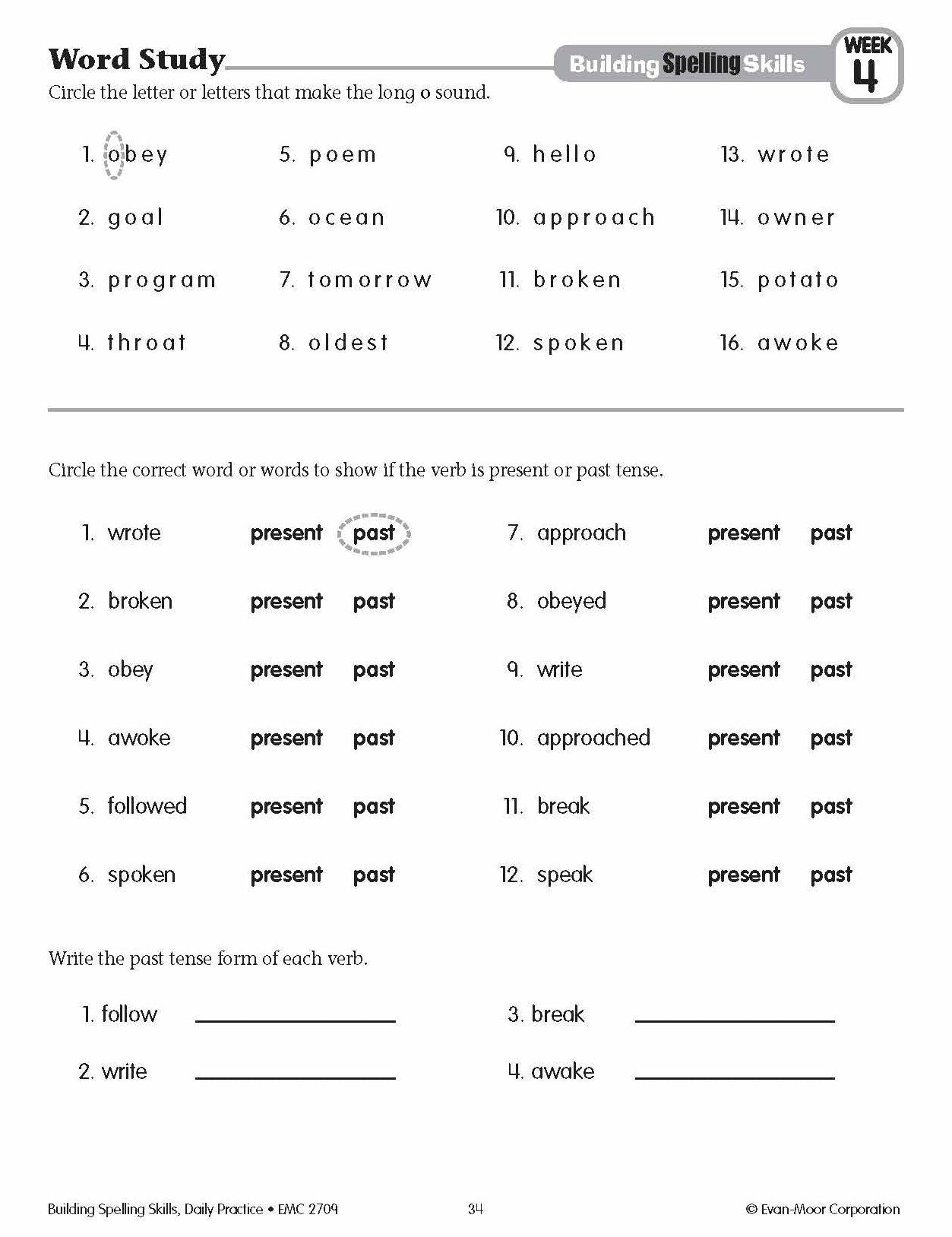 Building Spelling Skills, Grade 5