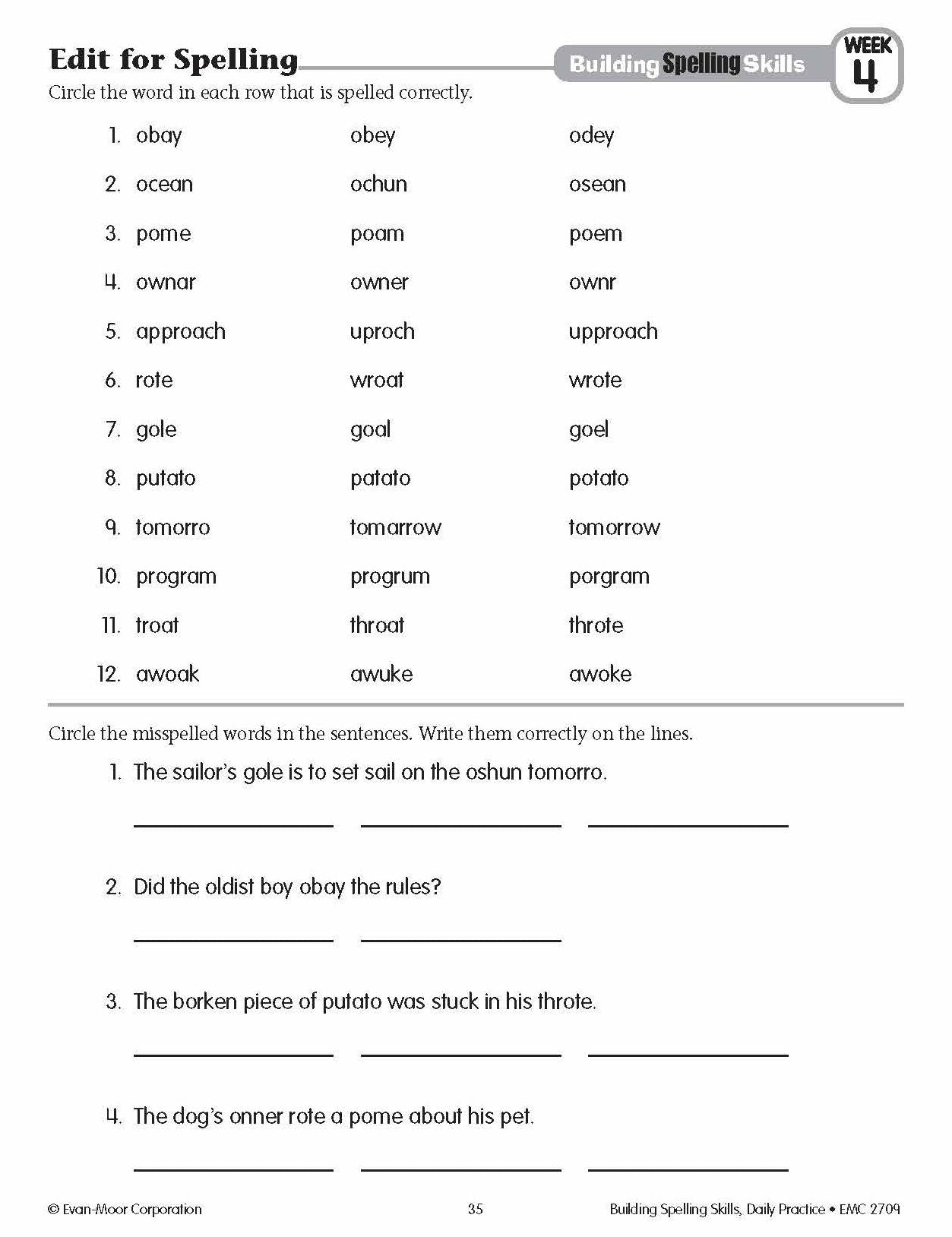 Building Spelling Skills, Grade 5