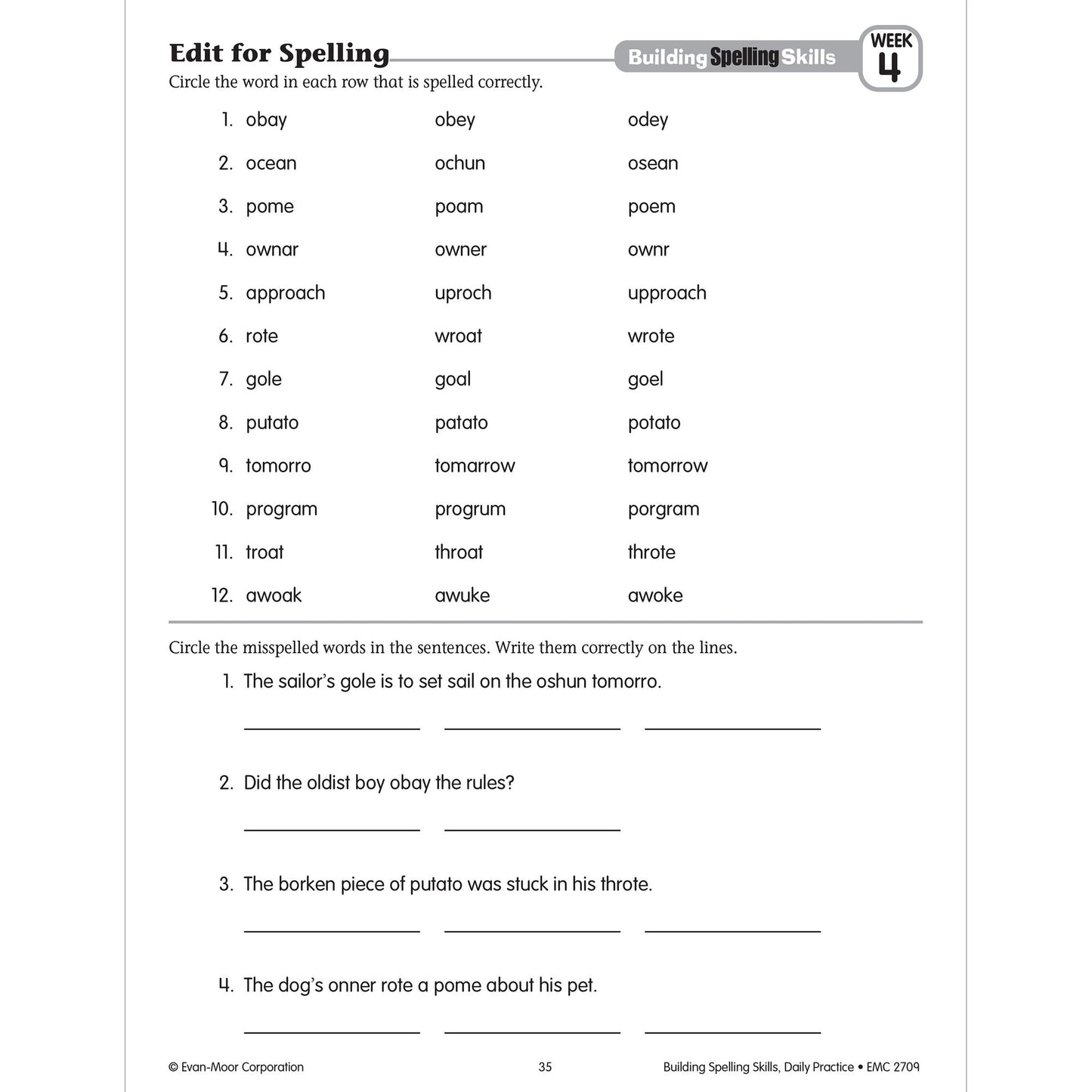 Building Spelling Skills, Grade 5