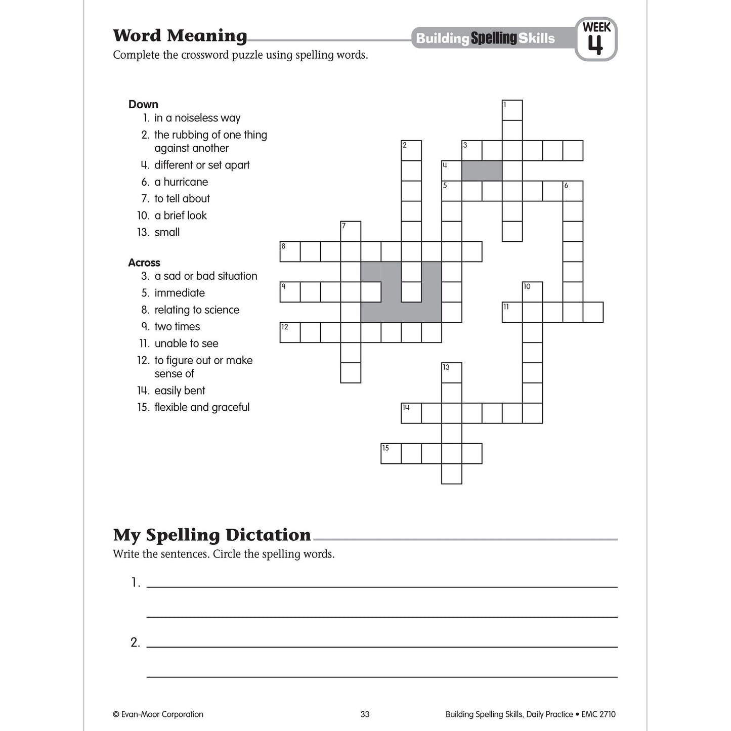 Building Spelling Skills, Grade 6