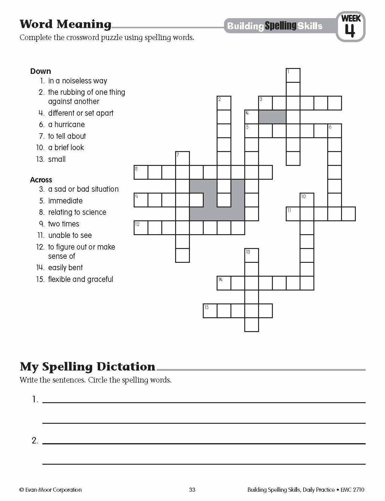 Building Spelling Skills, Grade 6