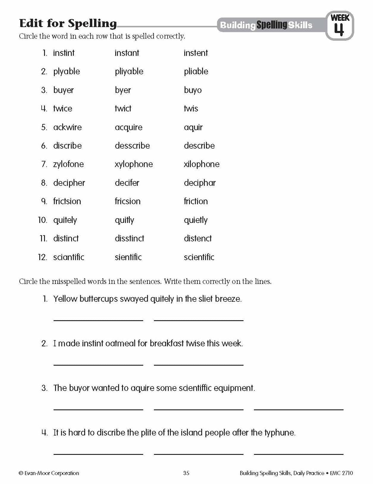 Building Spelling Skills, Grade 6