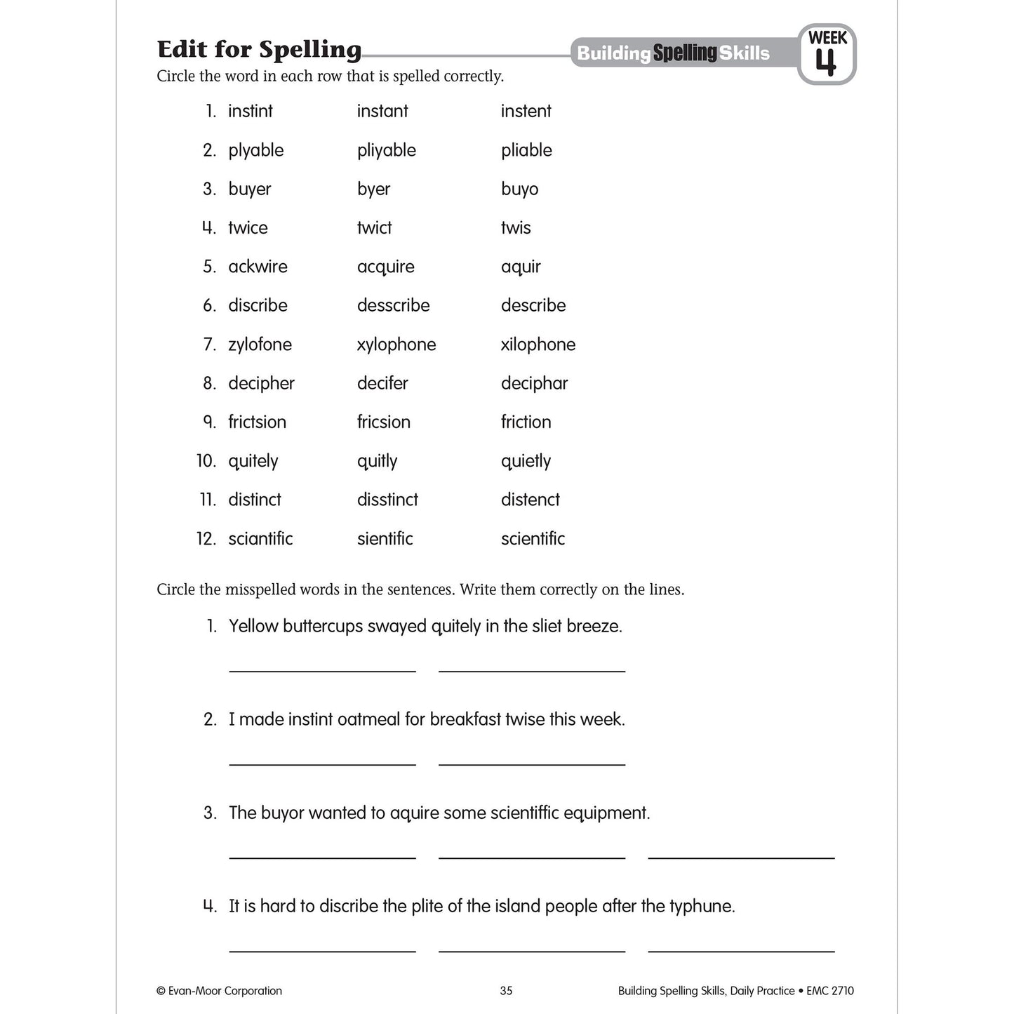 Building Spelling Skills, Grade 6