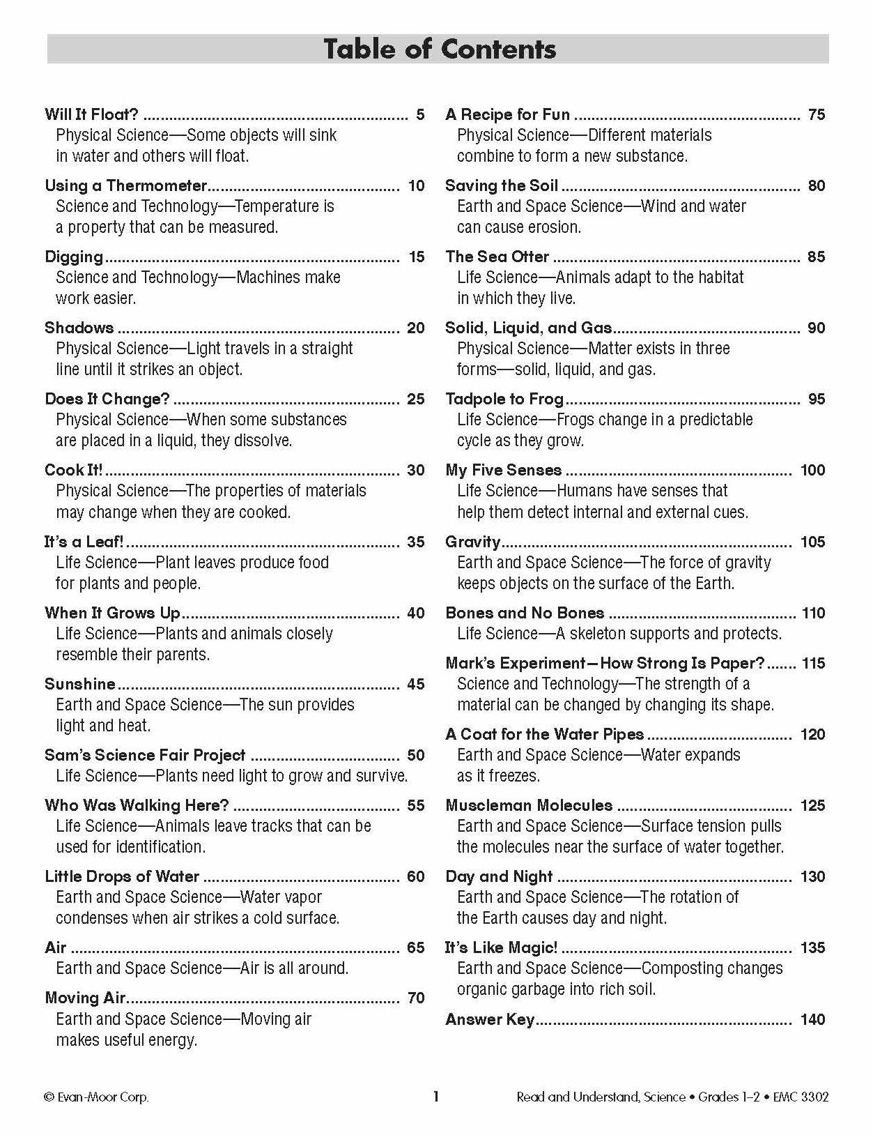 Read & Understand Science Grades 1-2