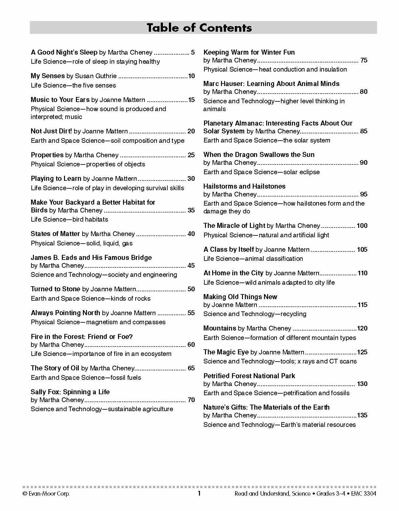 Read & Understand Science Grades 3-4