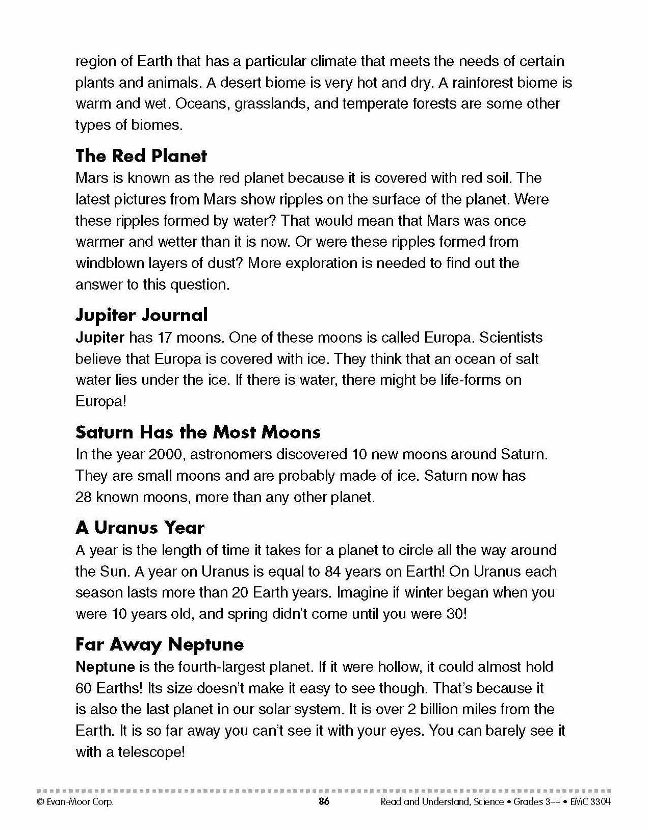 Read & Understand Science Grades 3-4