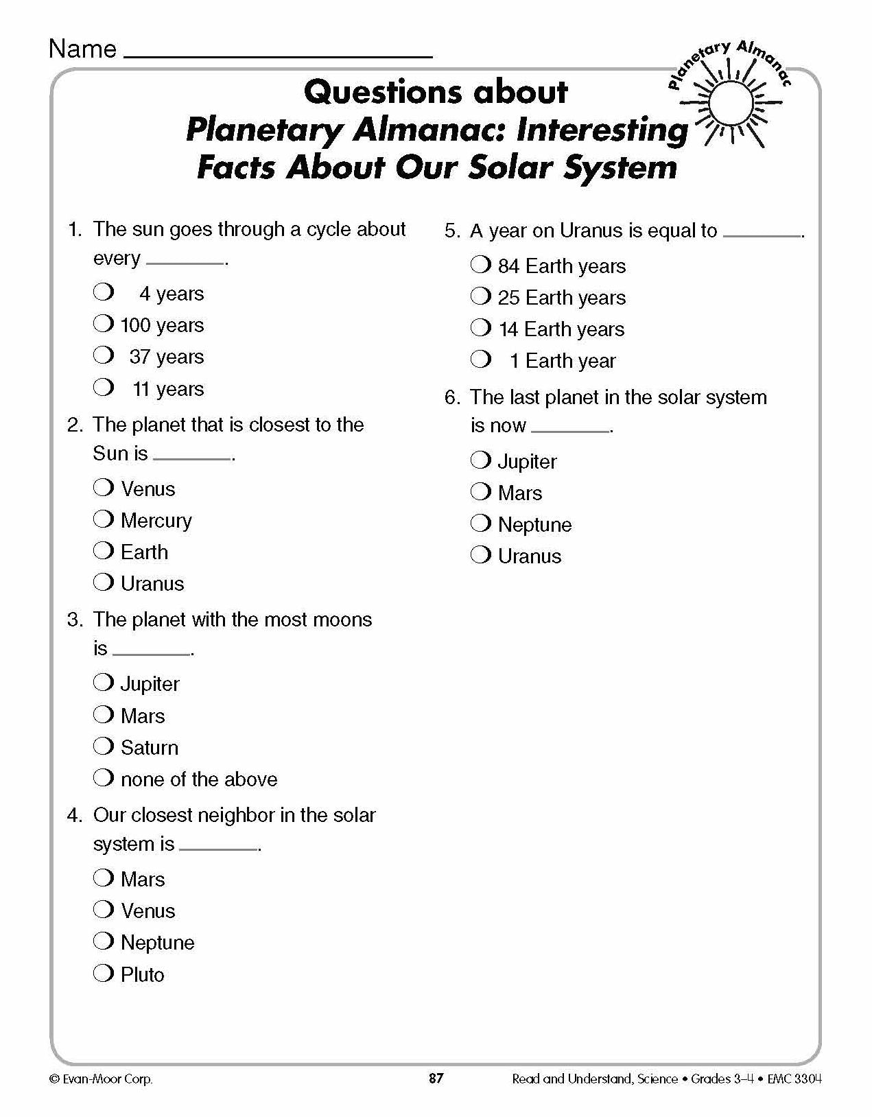 Read & Understand Science Grades 3-4