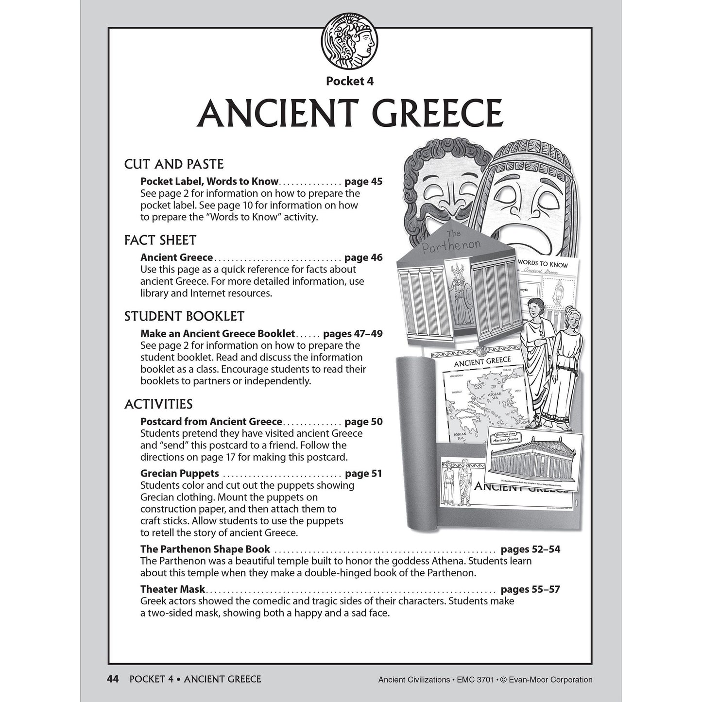 History Pockets, Ancient Civilizations, Grades 1-3