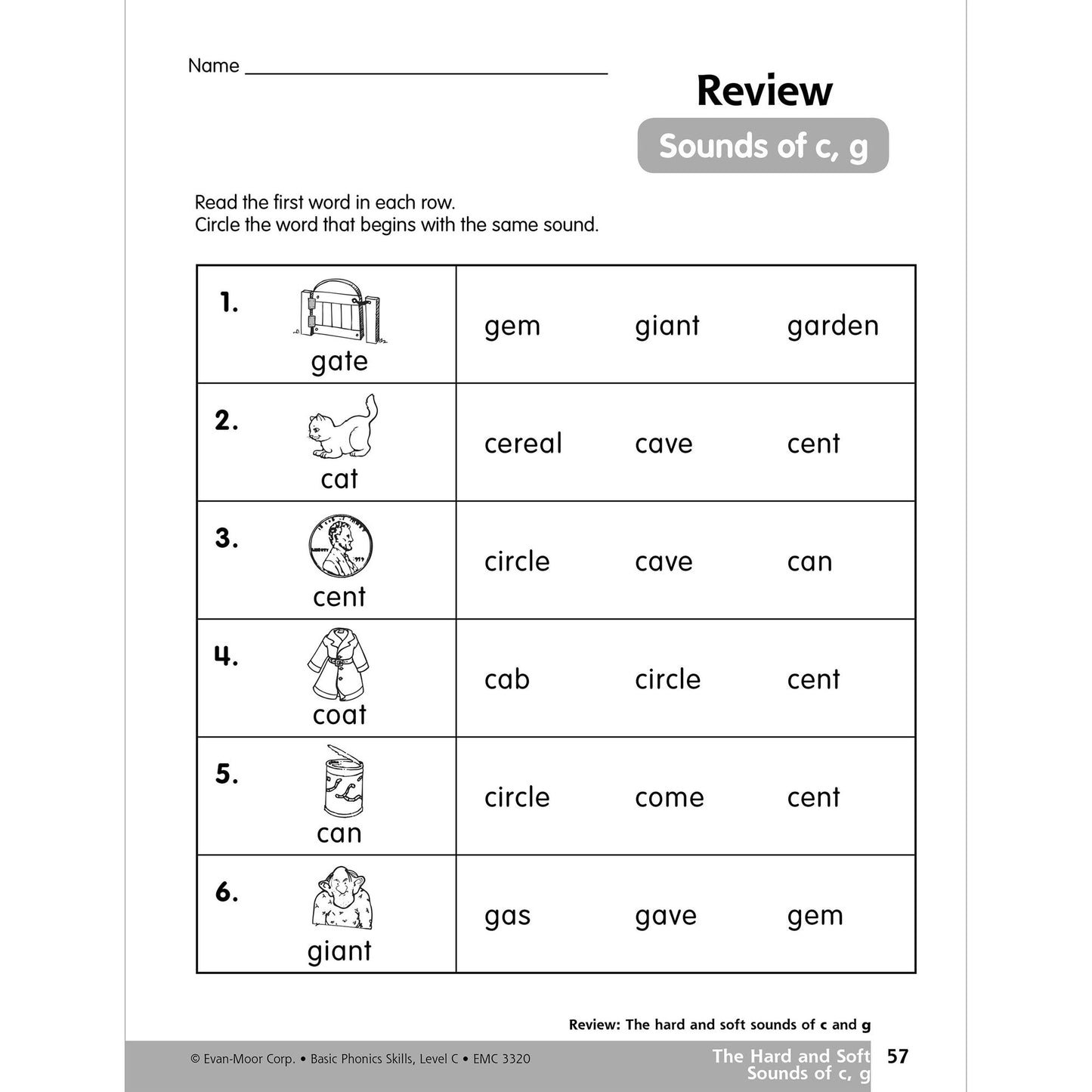 Basic Phonics Skills, Level C