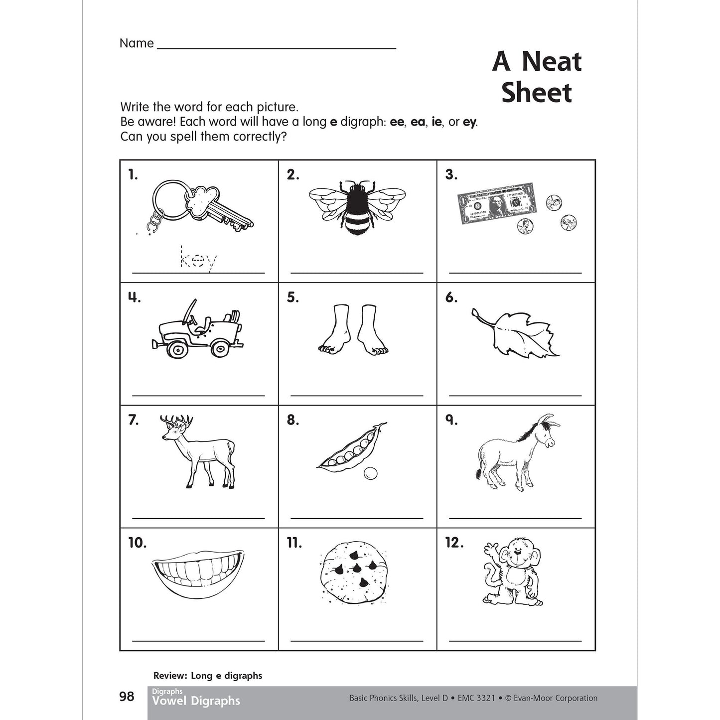 Basic Phonics Skills, Level D