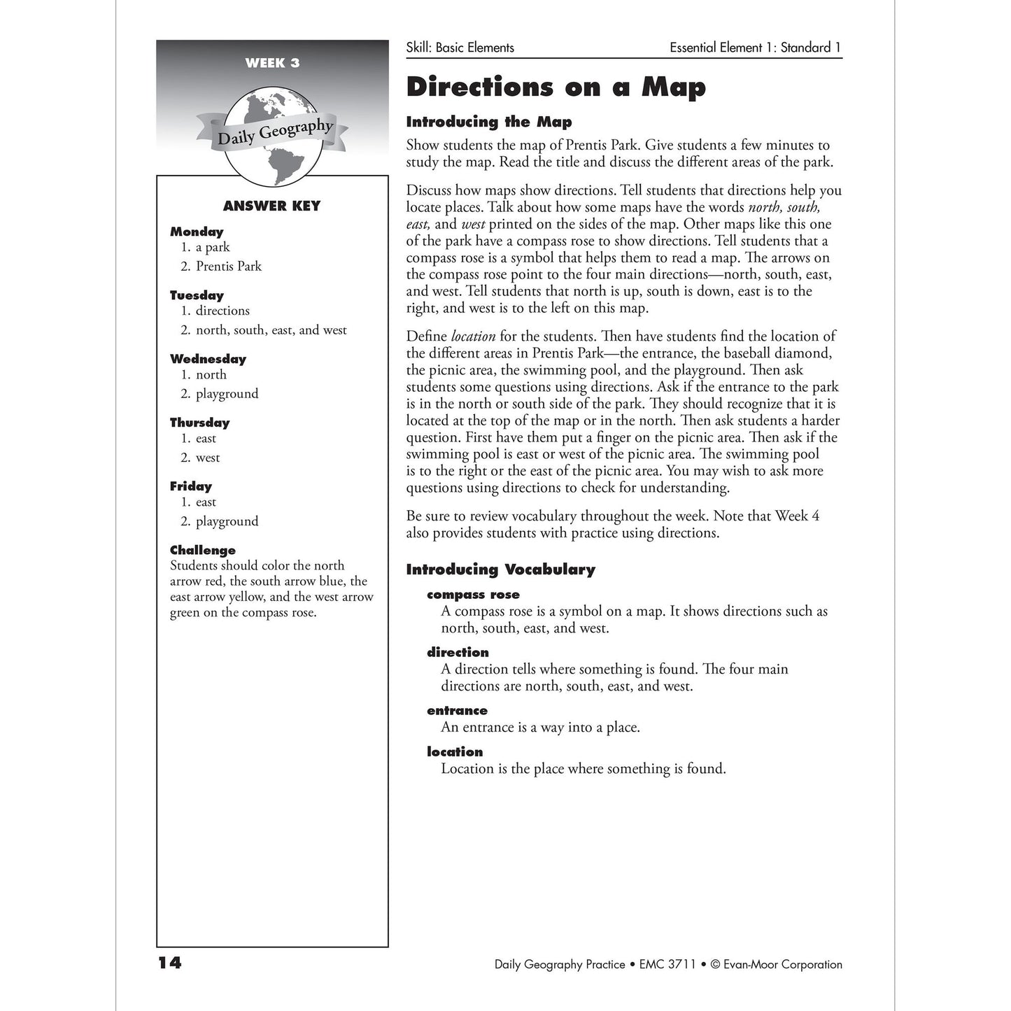 Daily Geography Practice, Grade 2