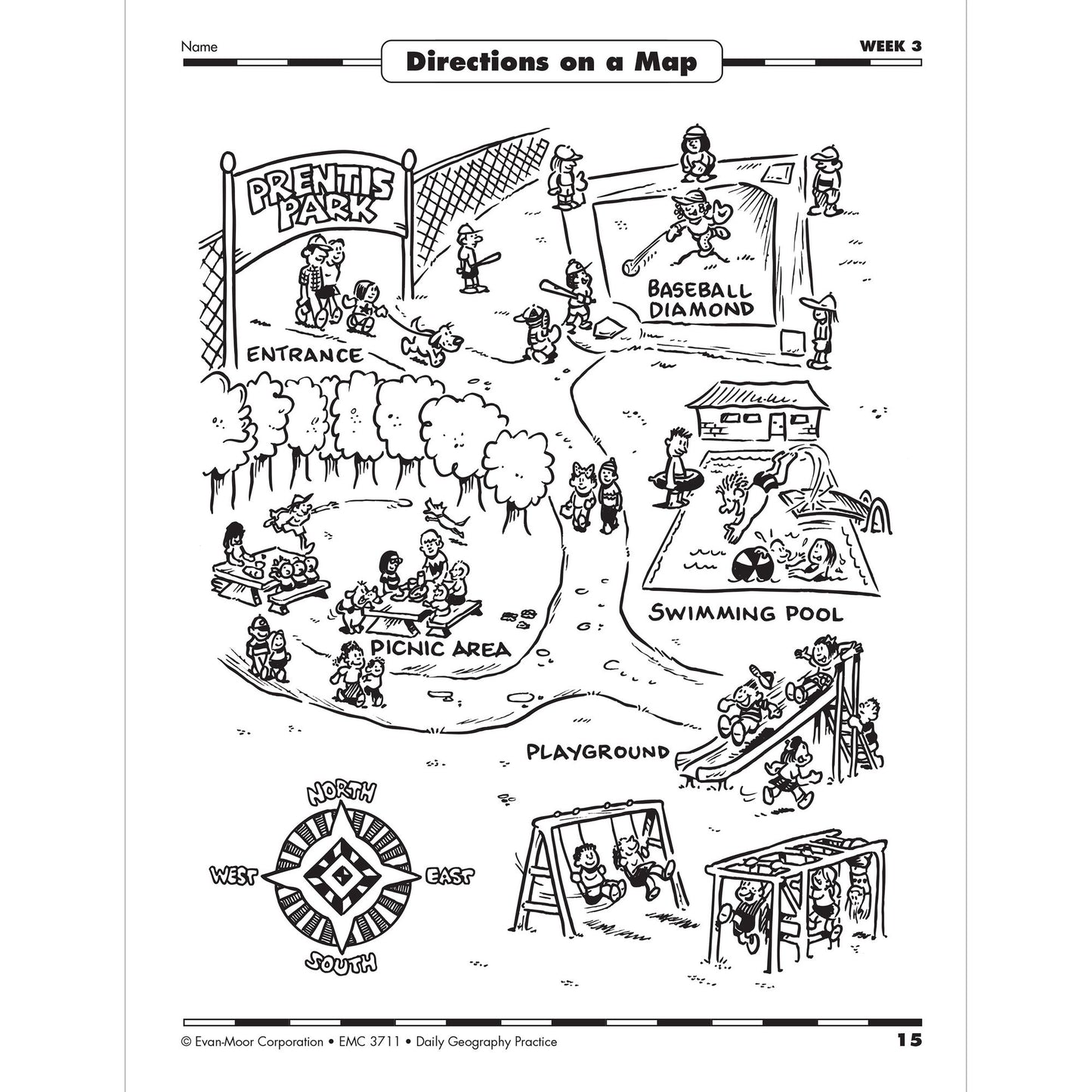 Daily Geography Practice, Grade 2