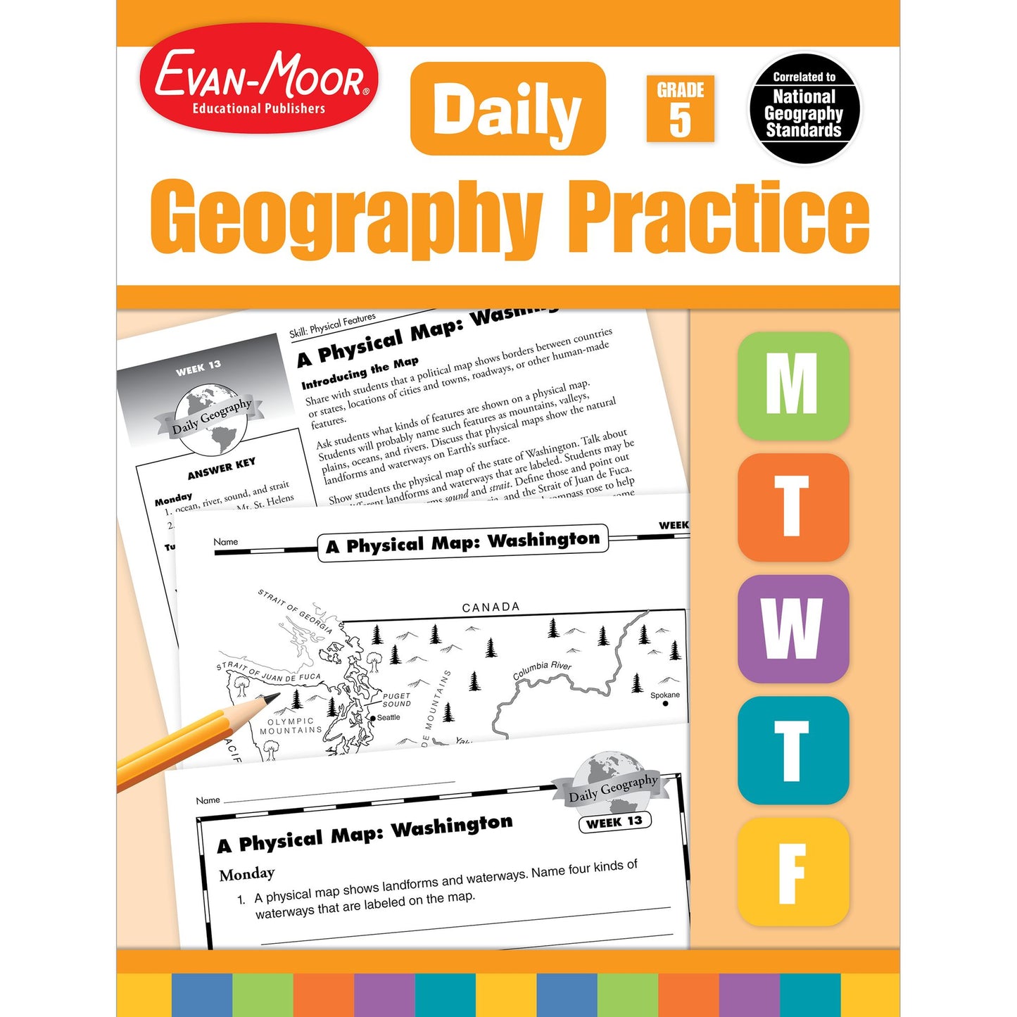 Daily Geography Practice, Grade 5